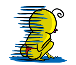 Hundoshi Chicken sticker #212109