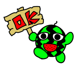 SUIKA-KUN (Watermelon-Boy) sticker #212536