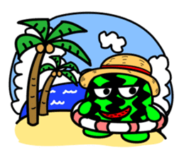 SUIKA-KUN (Watermelon-Boy) sticker #212544