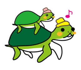 chibi & kameta sticker #212800