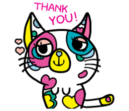 Rainbow color Days of Nekotan sticker #212894