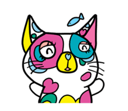 Rainbow color Days of Nekotan sticker #212903