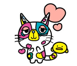 Rainbow color Days of Nekotan sticker #212914