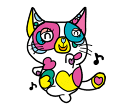 Rainbow color Days of Nekotan sticker #212916