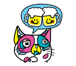 Rainbow color Days of Nekotan sticker #212923