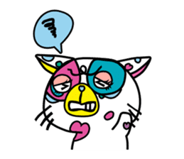 Rainbow color Days of Nekotan sticker #212928