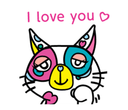 Rainbow color Days of Nekotan sticker #212932