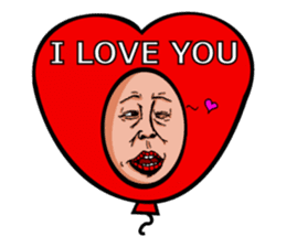 Balloon to annoy the people who saw. sticker #213377