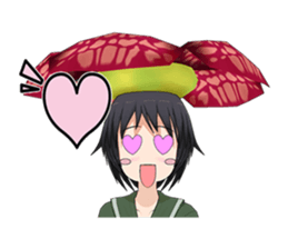 Japanese stickers "JK-Rafflesia" sticker #213417