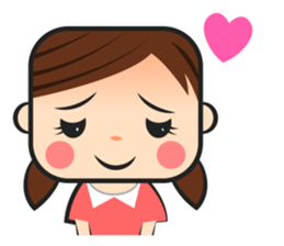 Shy children sticker #213903