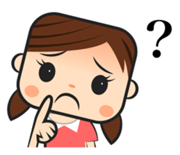 Shy children sticker #213908