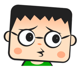 Shy children sticker #213925