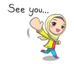 Flower Hijab sticker #214294