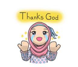 Flower Hijab sticker #214299