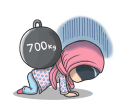 Flower Hijab sticker #214301