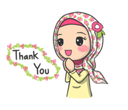 Flower Hijab sticker #214302