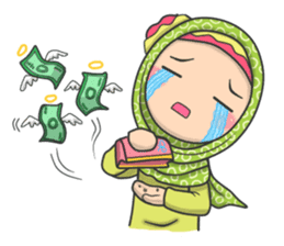 Flower Hijab sticker #214306