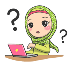 Flower Hijab sticker #214308