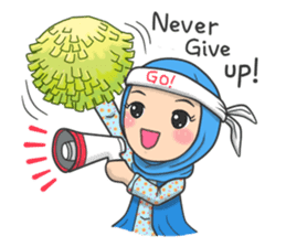 Flower Hijab sticker #214312