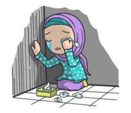 Flower Hijab sticker #214316