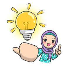 Flower Hijab sticker #214317