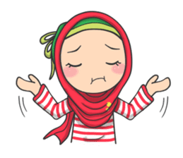 Flower Hijab sticker #214318