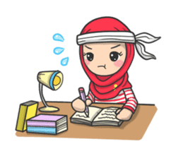 Flower Hijab sticker #214322