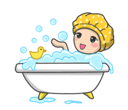 Flower Hijab sticker #214324