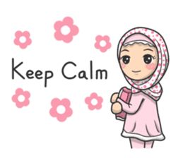 Flower Hijab sticker #214327