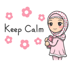 Flower  Hijab sticker #214327