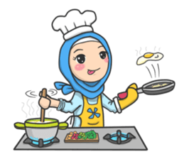 Flower Hijab sticker #214329