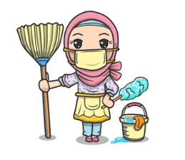 Flower Hijab sticker #214330