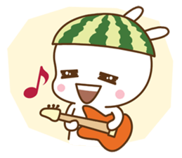 Watermelon Bunny sticker #214653