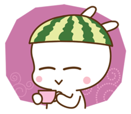 Watermelon Bunny sticker #214655