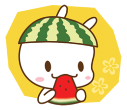 Watermelon Bunny sticker #214656