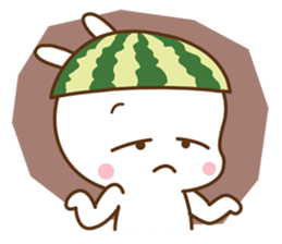 Watermelon Bunny sticker #214658