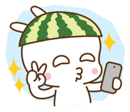 Watermelon Bunny sticker #214660