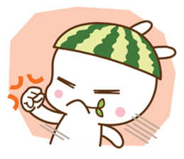 Watermelon Bunny sticker #214661