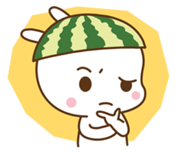 Watermelon Bunny sticker #214662
