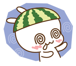 Watermelon Bunny sticker #214666