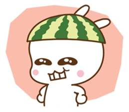 Watermelon Bunny sticker #214667