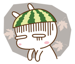 Watermelon Bunny sticker #214669