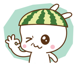 Watermelon Bunny sticker #214671