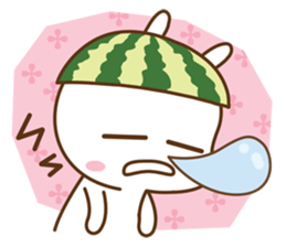 Watermelon Bunny sticker #214672