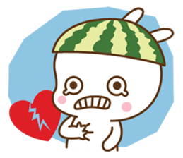 Watermelon Bunny sticker #214673