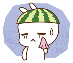 Watermelon Bunny sticker #214675