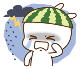 Watermelon Bunny sticker #214677
