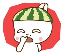 Watermelon Bunny sticker #214679