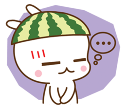 Watermelon Bunny sticker #214680