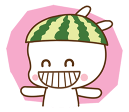 Watermelon Bunny sticker #214681